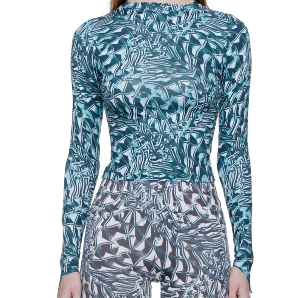 MAISIE WILEN
SSENSE Exclusive Blue Body Shop Long Top & Leggings